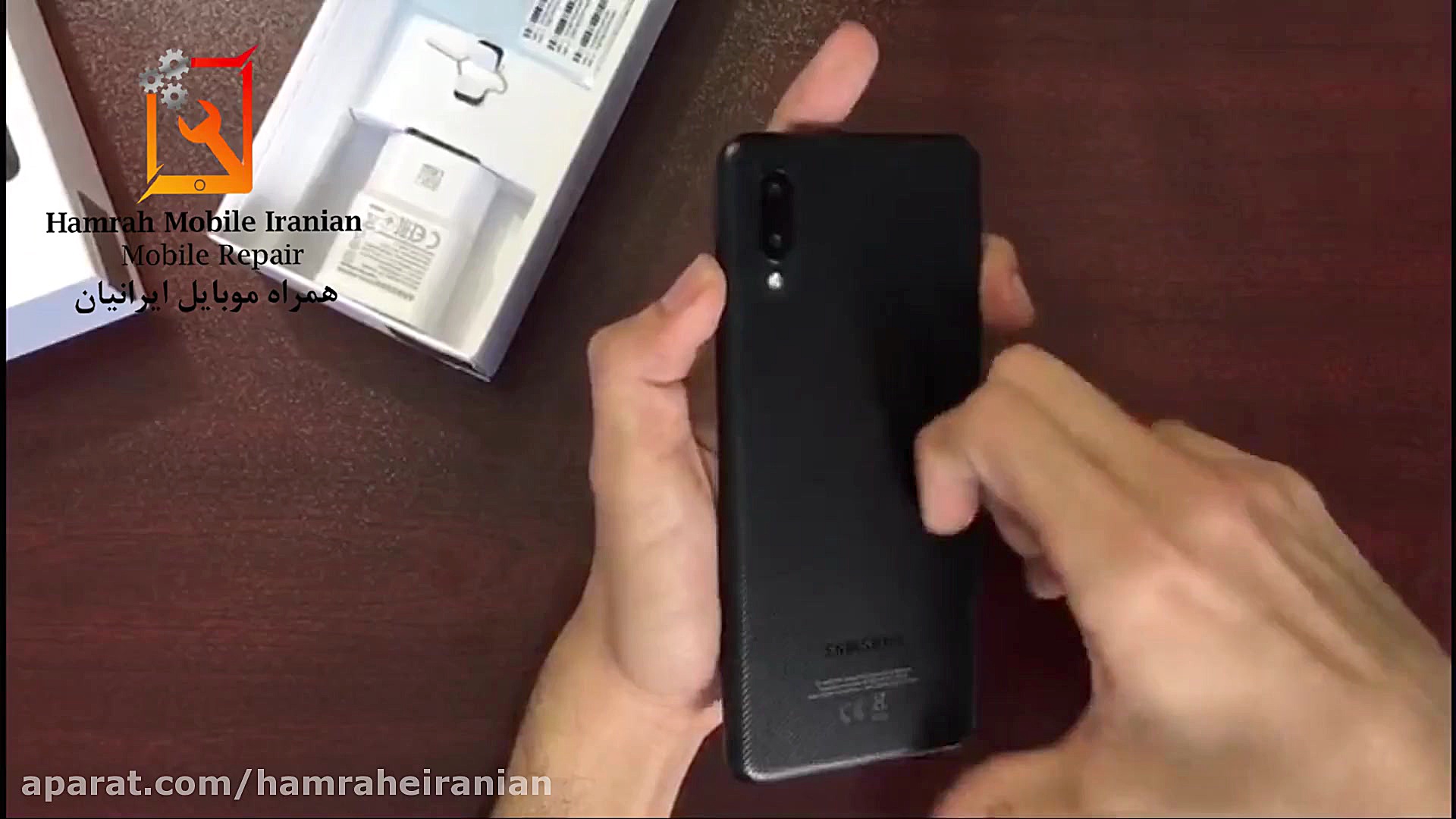 آنباکس گوشی سامسونگ a022