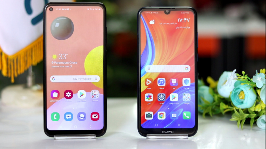 مقایسه y۶s هواوی با A11 samsun...