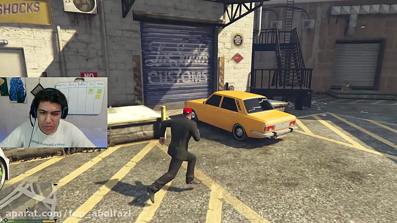 گیم پلی بازی gtav {درگیری با د...