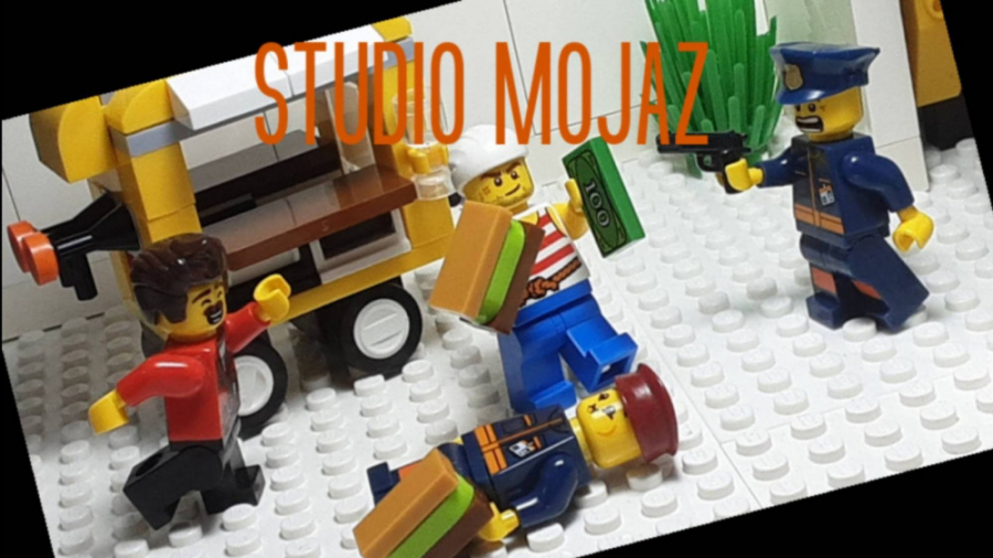 استاپ موشن لگو:دزدی از بانک تق...