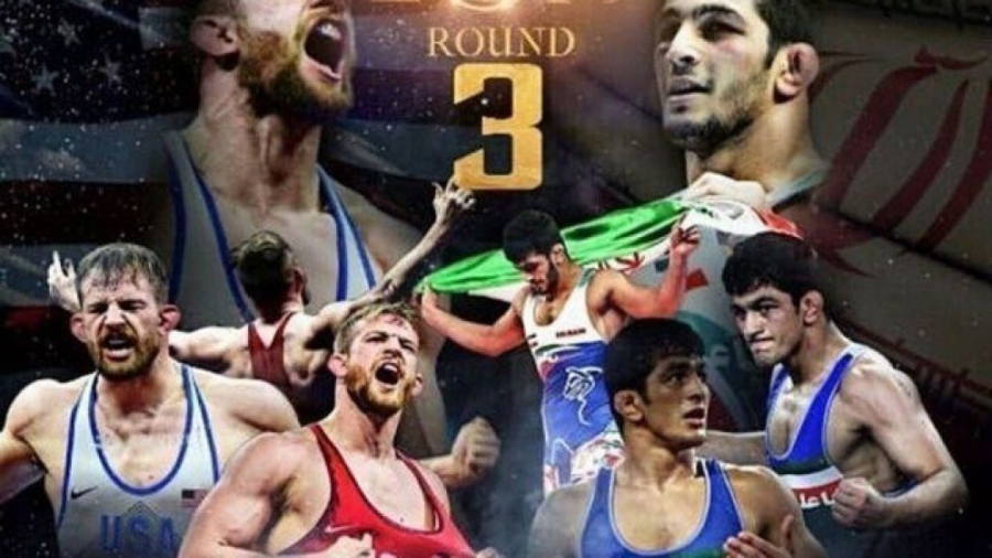 فینال کشتی حسن یزدانی مقابل دی...