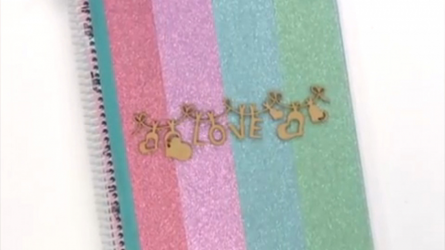 آموزش تزئین جلد دفتر | تزئین ج...