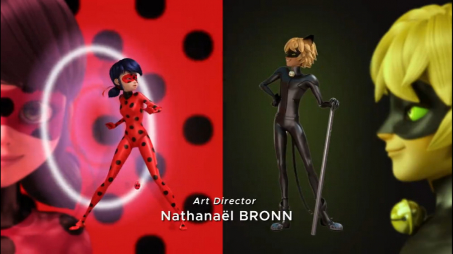 دختر کفشدوزکی و گربه سیاه دوبل...