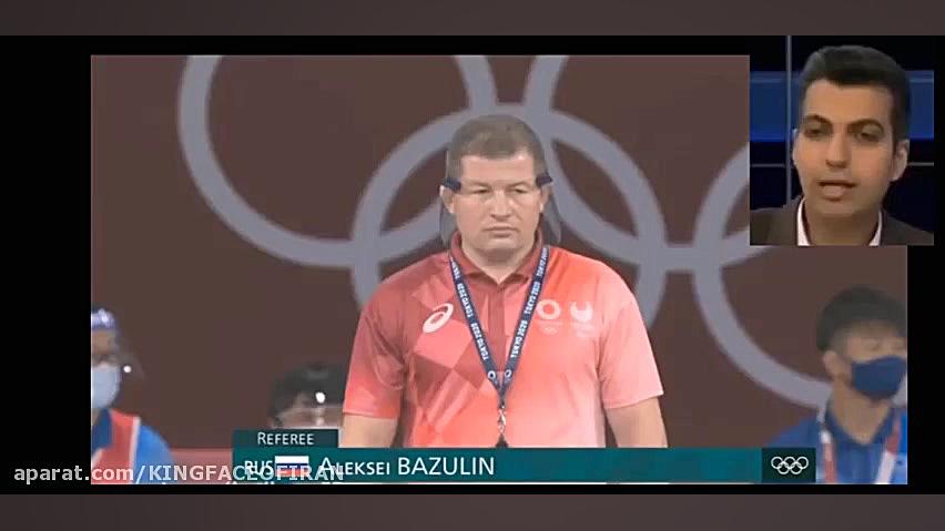 کشتی حسن یزدانی مقابل دیوید تی...