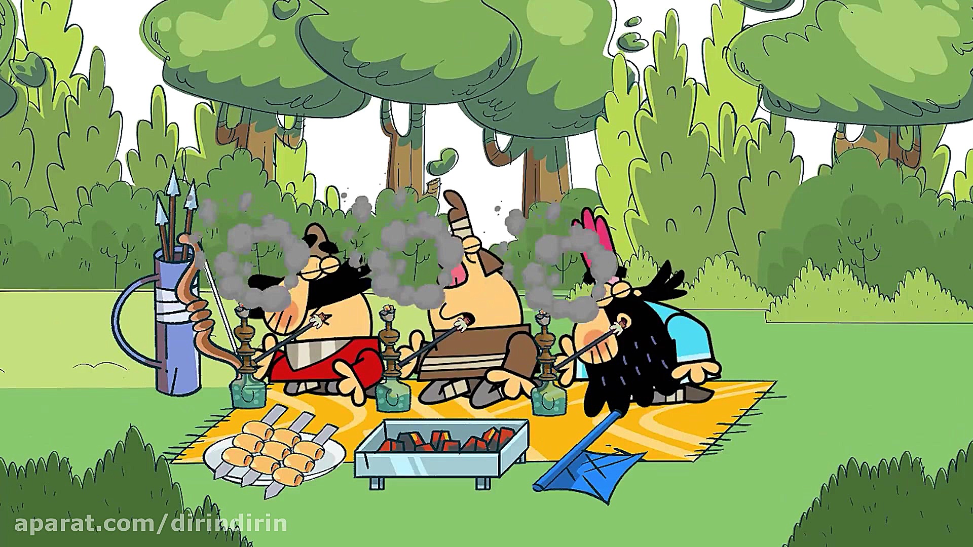 چو لمپیک : زیراندازی