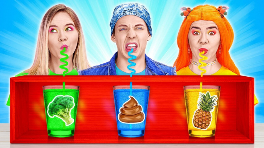 چالش نوشیدنی دخترونه پسرونه  ت...