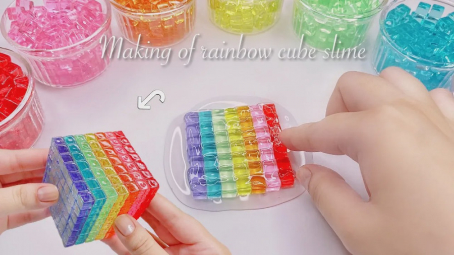 آموزش درست کردن اسلایم مکعبی...