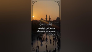 خدا هر کس را بخواهد به سوی نور...