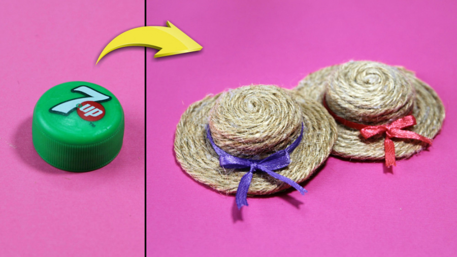 چگونه با درب بطری ، کلاه بسازی...