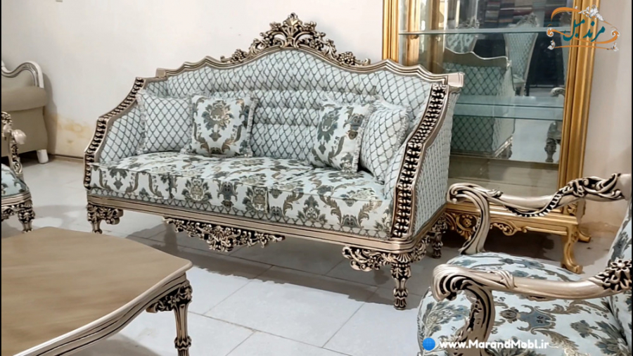 مبل آبشاری | مبل کلاسیک 9 نفره...