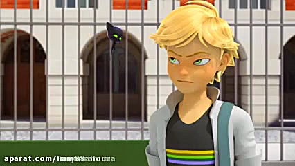 دختر کفشدوزکی و گربه سیاه دوبل...