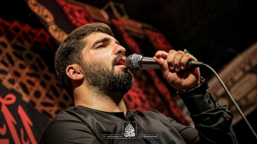 مداحی علی اصغر احمدی رنگ عشق پ...