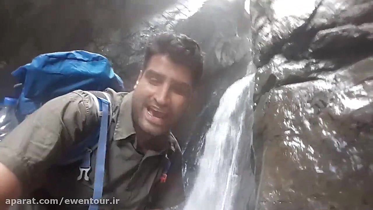 آبشار زیبا و یخ آب‌مراد غیرقاب...