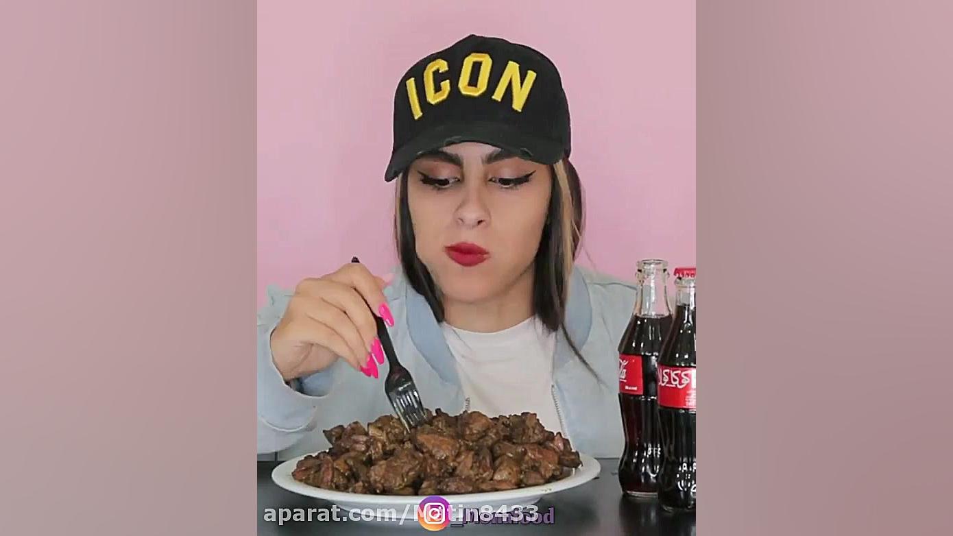 خوردن گوشت چالش اسمر  اسمر جدی...