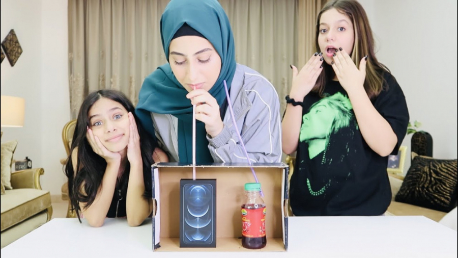 چالش جعبه مرموز  سوپرایز ایفون...