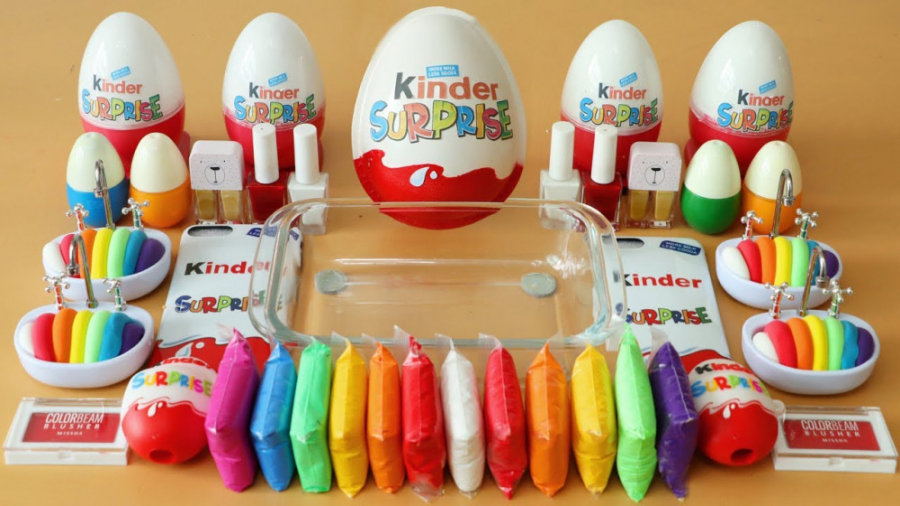 کلیپ جدید اسلایم رنگی رنگی تخم...