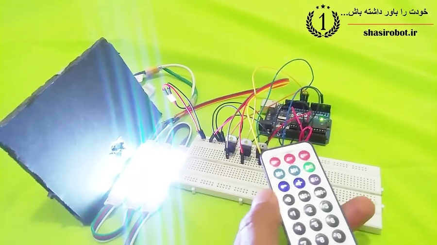 ساخت ریموت کنترل led بلوکی (نواری) با آردوینو
