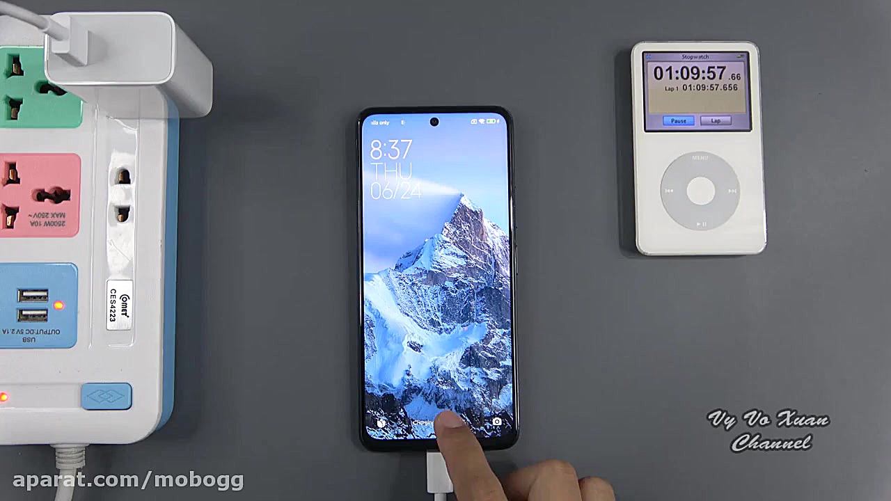 تست شارژ شدن پوکو ایکس 3 جی تی...