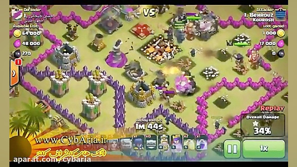 اتک کلش اف کلنز(شماره6)