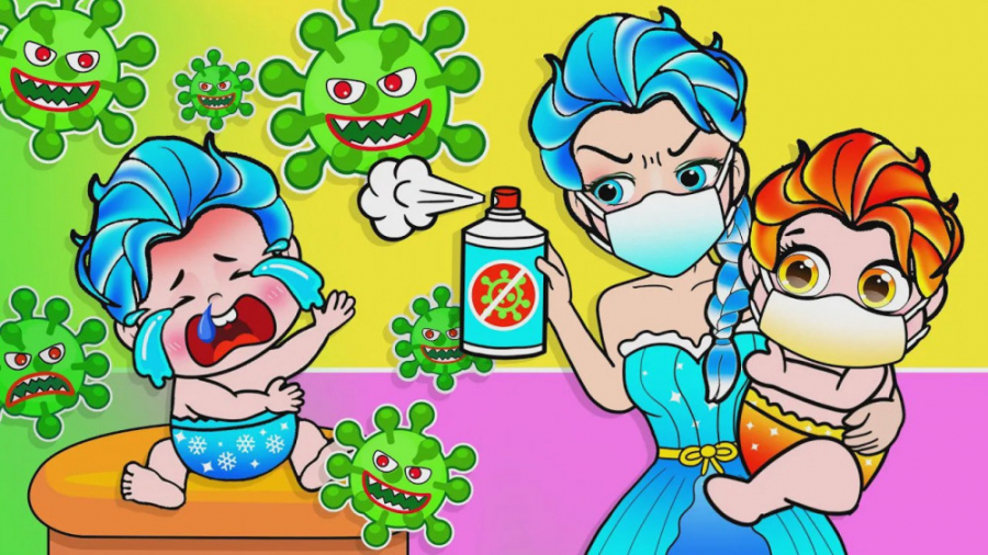 ایده های کارتونی السا فروزن در...