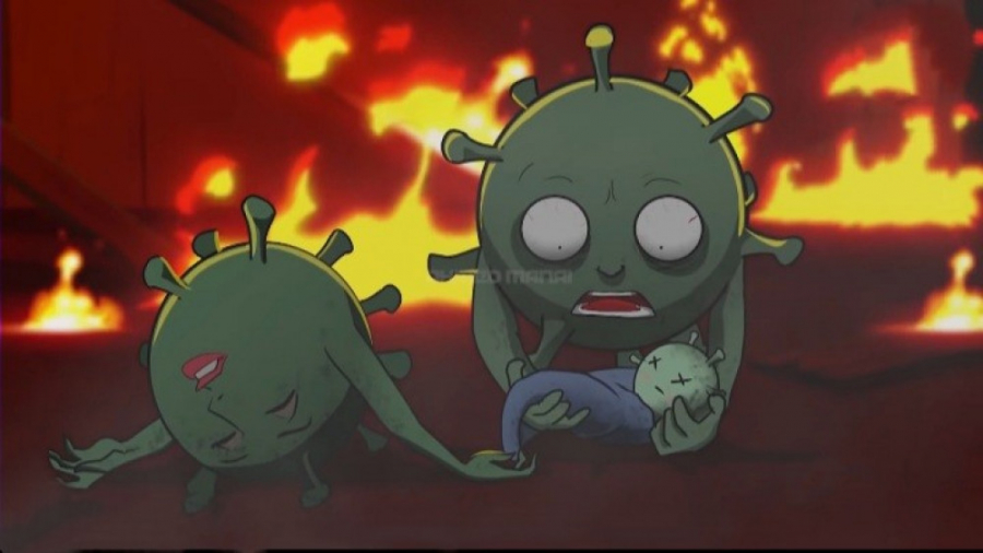 انیمیشن انتقام ویروس کرونا از...