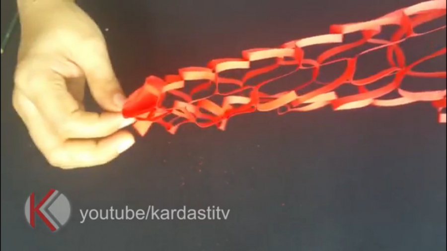 آموزش ساخت کاردستی با کاغذ رنگ...