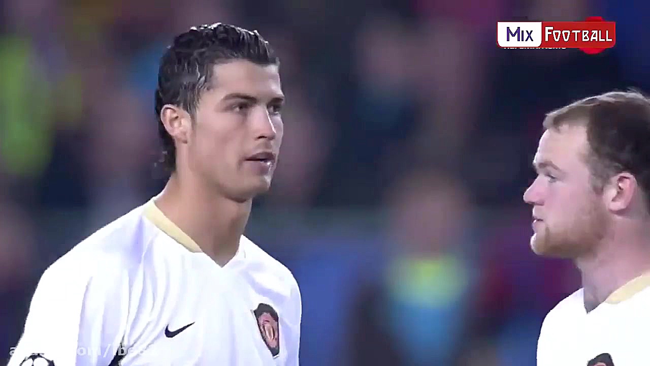 اولین تقابل بین مسی و رونالدو...