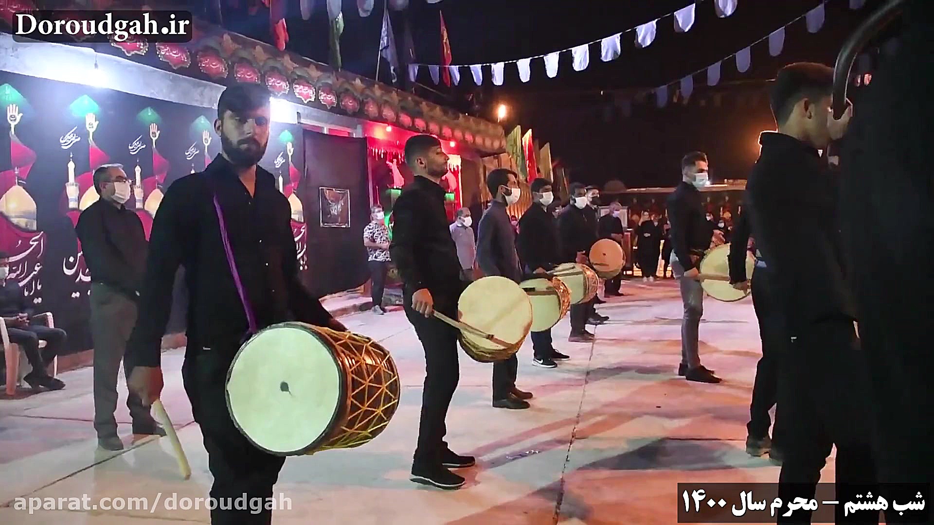  کلیپ دمام زنی هیئت عزاداری اب...