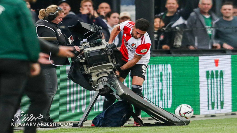 کمک علیرضا جهانبخش به فیلمبردا...