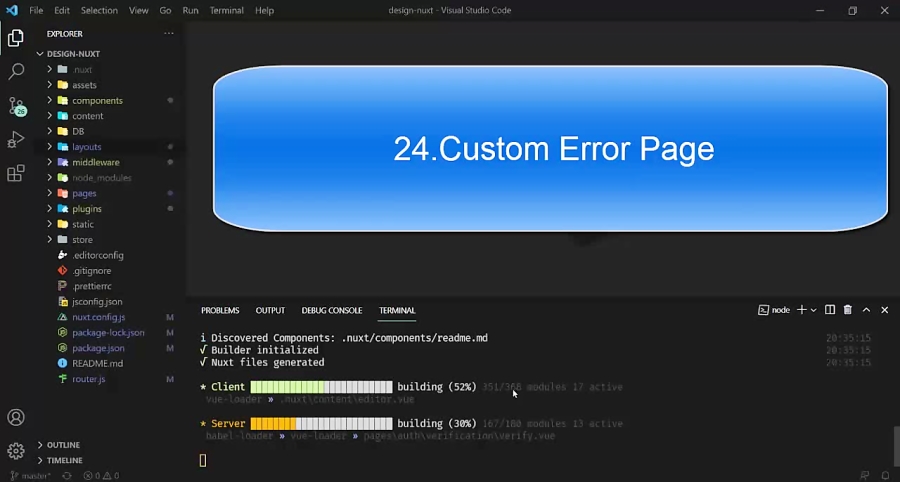 24.Custom Error Page