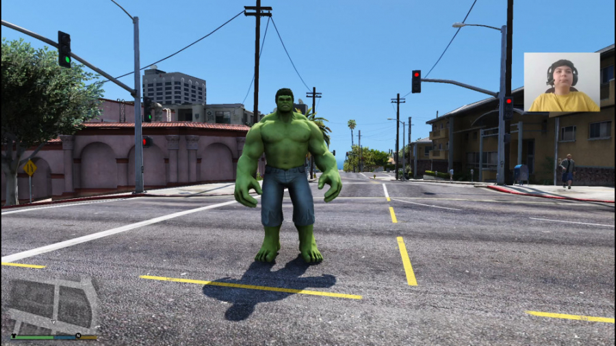 هالک در GTA V...ابر قهرمان هال...