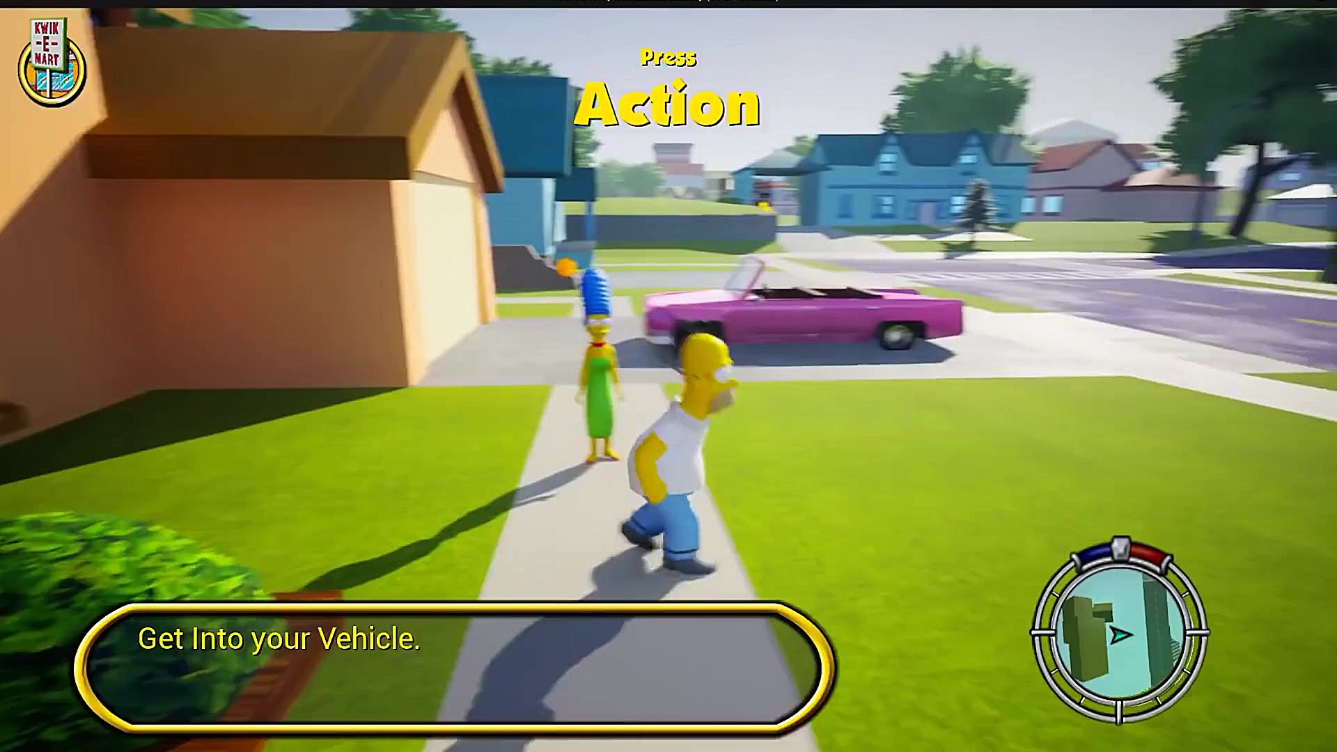 بازسازی بخشی از بازی The Simps...