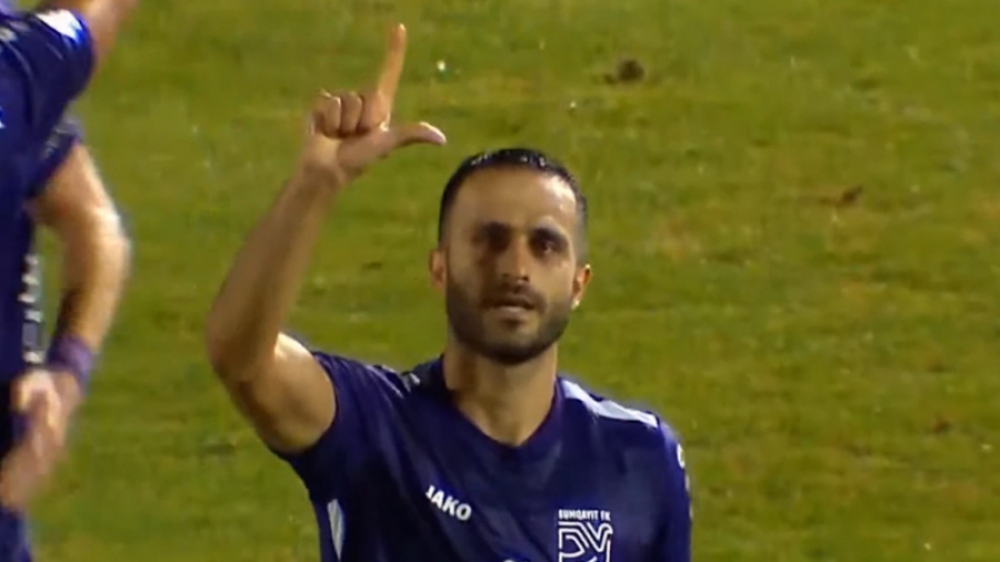 گلزنی علی قربانی برای سومقاییت