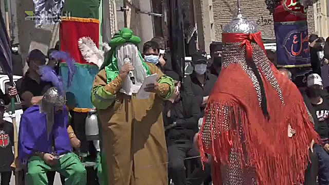 بخش اول مراسم شبیه‌خوانی عاشور...