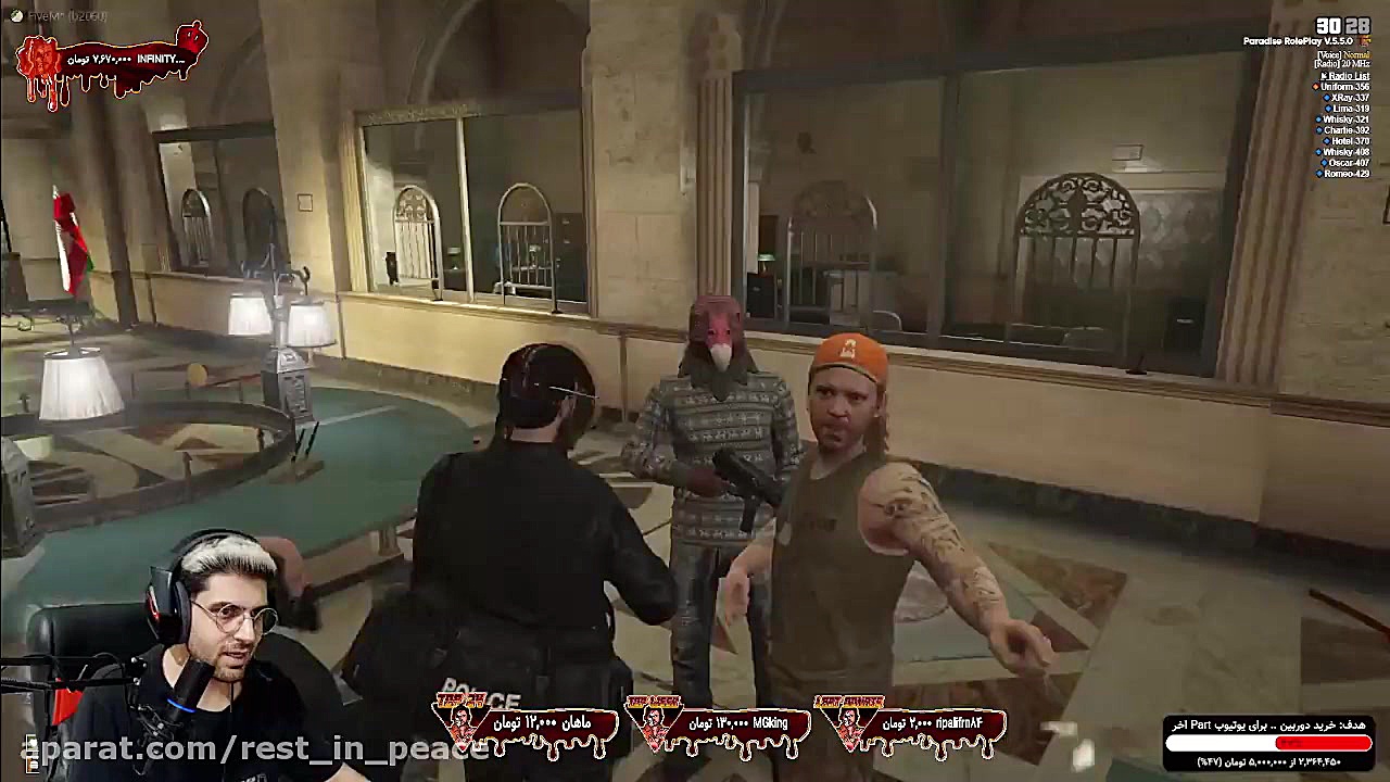 پارت 30 گیم پلی GTA Role Play...