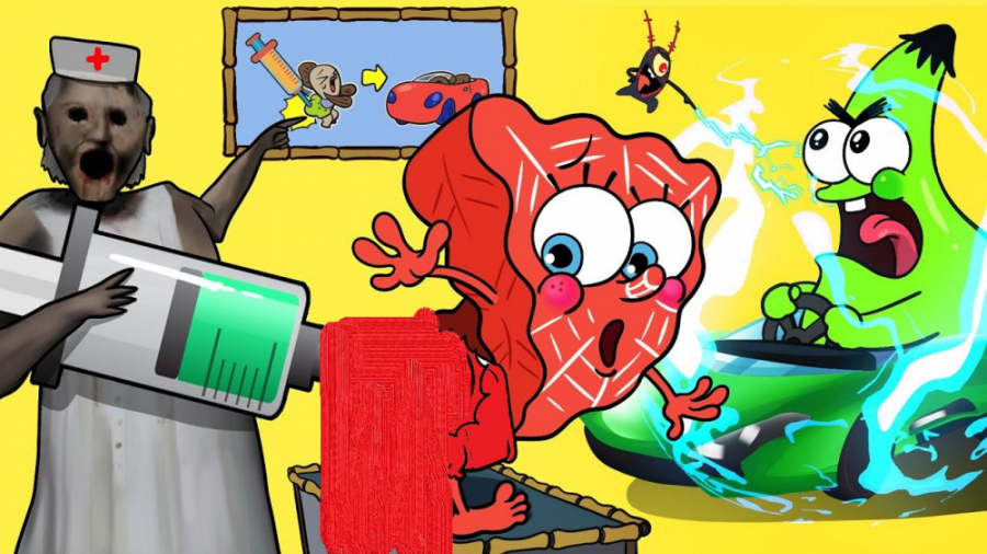 چالش اسپایدر باب اسفنجی  پاتری...