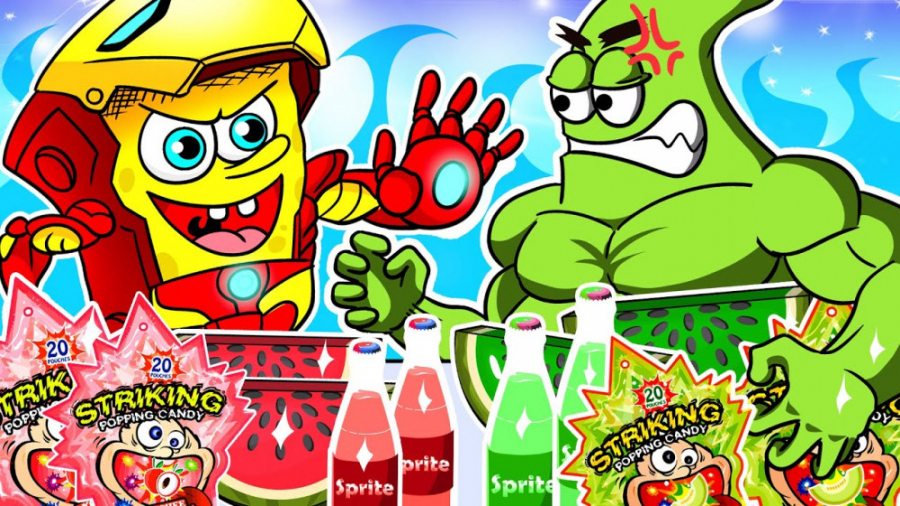 چالش باب اسفنجی و پاتریک  تم ا...