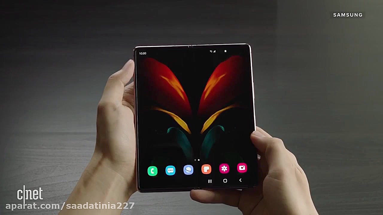 بررسی گوشی سامسونگ گلکسی z fol...