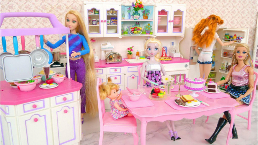 سریال باربی: روتین صبحگاهی بار...