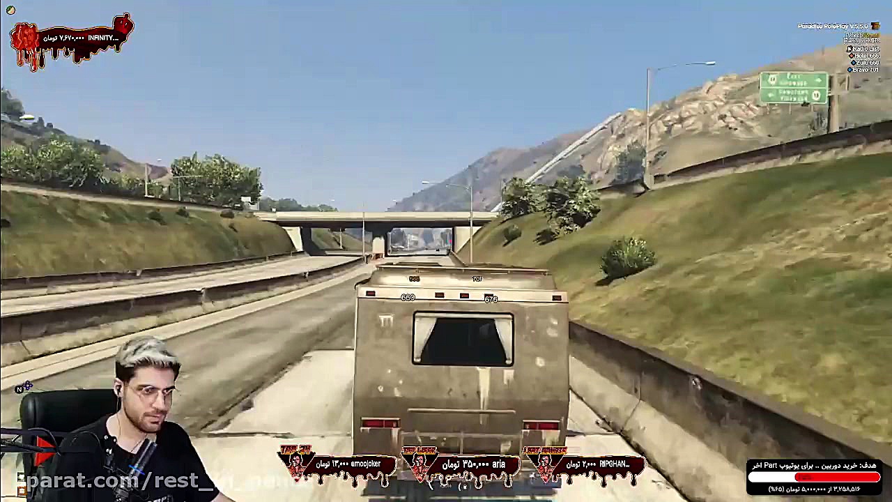 پارت 41 گیم پلی GTA Role Play...