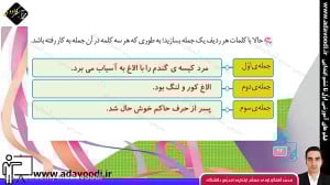 نگارش چهارم ابتدایی درس سوم صف...