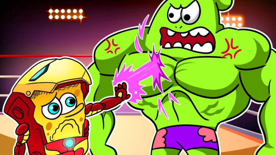 باب اسفنجی مرد اهنی  هالک پاتر...