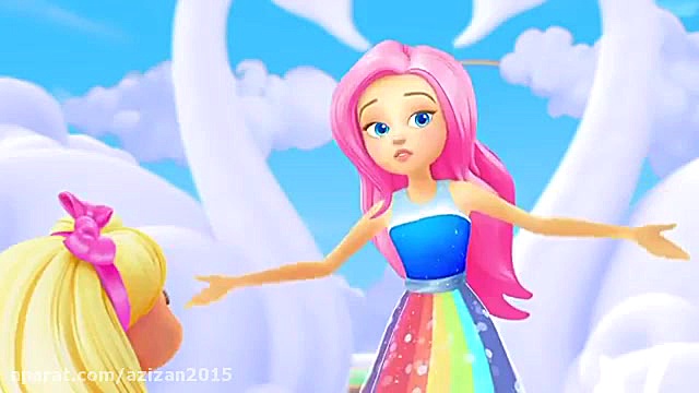 انیمیشن باربی  این قسمت رنگین...