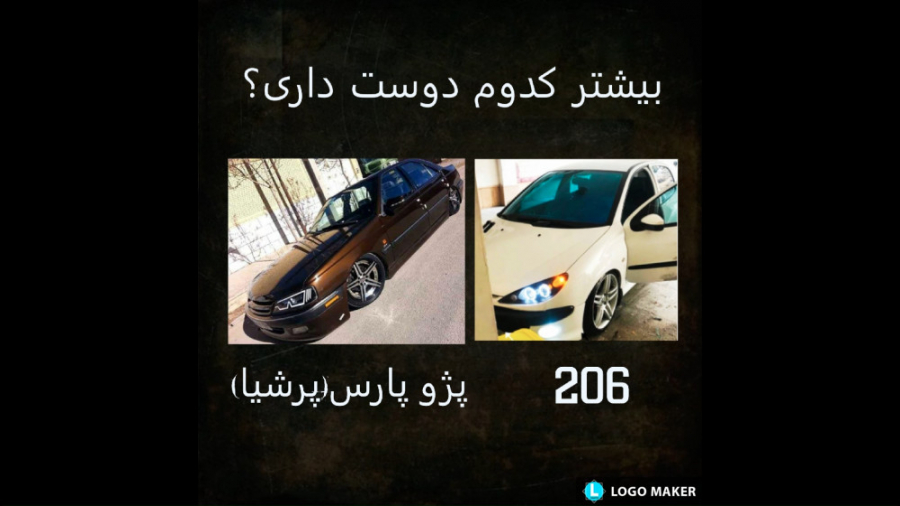 کلیپ ویدیو پژو پارس و 206 دنبا...