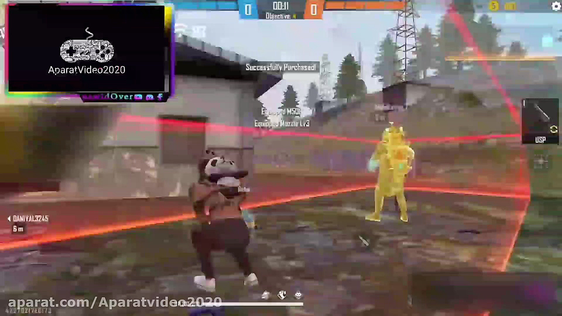 ایستگاه گیری در بازی فری فایر...