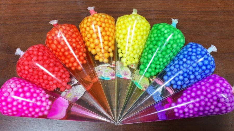 مخلوط اسلایم شفاف دونه برفی