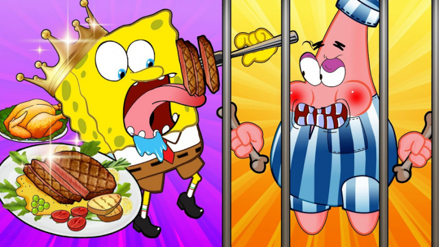 چالش پاتریک زندانی و باب اسفنج...