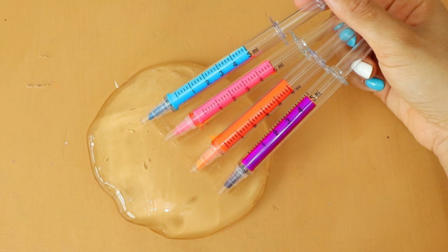 رنگ آمیزی اسلایم  صدای اسلایم...