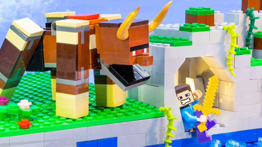 انیمیشن لگو ماینکرفت  گاو وحشی