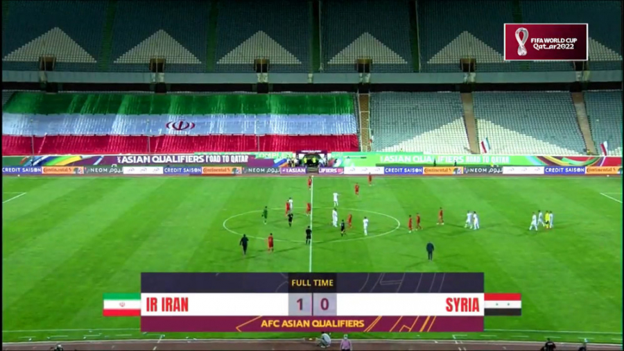 خلاصه بازی ایران 1  سوریه 0